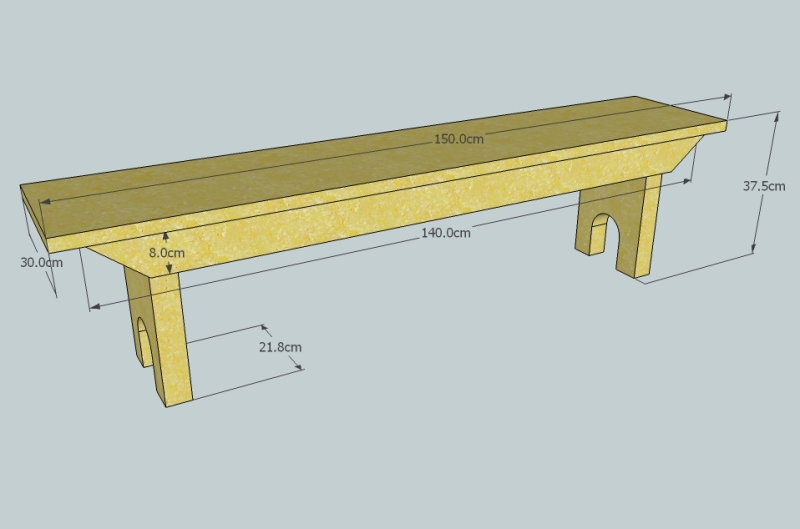  table and bench combo plans Free PDF Plans build five board bench
